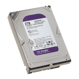 2TB Paarse 3,5 inch SATA interne harde schijf WD22PURZ 5400RPM 256MB cache 6Gb/s Nieuwe desktop beveiligingssysteemopslag voor DVR/NVR - Product Image 2