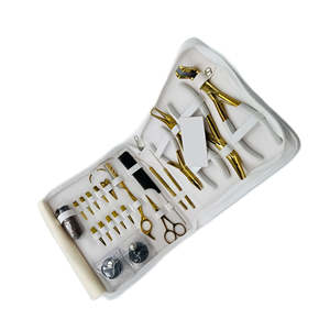 Kit de herramientas de acero inoxidable para extensiones de cabello, juego de 4 piezas: Cerrador de microanillas, Alicates removedores, Tijeras de corte, Microanilla - Product Image 6