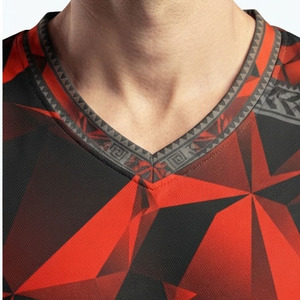 Maillot de basket sans manches pour homme, maillot de basket col en V pour homme, maillot de basket sublimé pour homme, entraînement sportif en salle de sport - Product Image 4