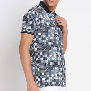 Polo de golf pour homme en coton piqué haute performance, séchage rapide, taille standard, polos personnalisés - Product Image 1