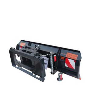 Lama universale regolabile da 86 pollici per skid steer/dozer/spazzaneve con bordo tagliente a bullone, inclinazione 30 gradi sinistra/destra - Product Image 6