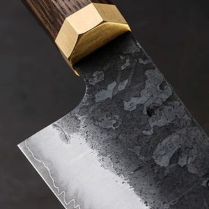 Cuchillo de filetear ambidiestro hecho a mano de acero de Damasco con mango de 8-9.9 pulgadas y hoja dentada para uso en cocina, personalizable OEM - Product Image 5