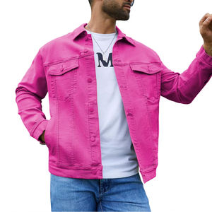 Chaquetas Vaqueras para Hombre, Tejido Cómodo, Estilo Urbano, Nueva Moda de Invierno, Chaquetas Vaqueras Personalizadas para Hombre, Más Vendidas - Product Image 3