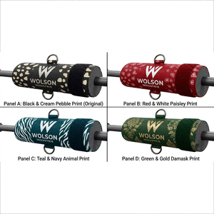 Professional for Barbell Pad Neoprene Soft Foam <b>Cushion</b> Gymnastics Secure Hook Loop Closure Squat Hip Thrust Strength - Product Image 2