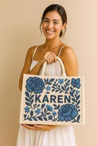 Sacs en jute bohèmes Banjara pour femmes, très demandés, durables, faits à la main, légers, brodés, avec fermeture éclair, perles et sequins - Product Image 4