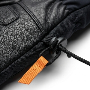 Gants de ski en cuir durables à trois doigts, imperméables, thermiques, coupe-vent, à enfiler, pour hommes, sports d'hiver sur neige - Product Image 5