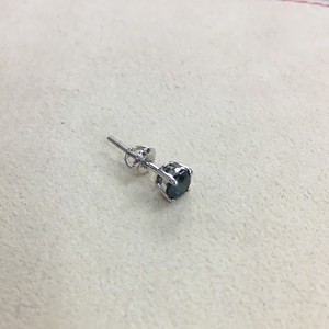 Boucles d'oreilles solitaires pour femmes en argent sterling 925 plaqué rhodium avec diamant naturel taillé 1,42 ct, bijoux tendance 5,5 mm - Product Image 4