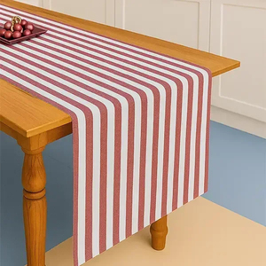 Indian Exporter Luxury Cotton Table Runner Custom Embroidery Wedding Table Linen Decorative Piece - Product Image 4
