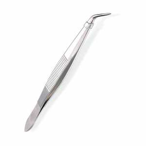 Pinzas Meriam al por mayor, pinzas dentadas con punta angulada, pinzas quirúrgicas dentales para algodón - Product Image 3