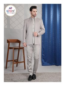 Conjunto de Traje Formal para Hombre Ajmera, Elegante Conjunto de Blazer para Bodas, Fiestas, Eventos de Oficina, Estilo Moderno - Product Image 4