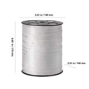 Nastro Piatto in Poliestere da 3/4'' x 265 m, Nastro di Trazione con Capacità di Trazione di 2500 Lbf, Nastro Stampato per Tiraggio Cavi, Fascette per Cavi - Product Image 2