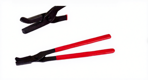 Pince à clous de fermeuse pour sabots de cheval, à mâchoires crocodiles, manche rouge, outil d'entretien des sabots - Product Image 2