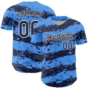 Maillot de baseball personnalisé pour adultes, imprimé par transfert thermique, respirant, col rond, manches courtes, uniforme de sport d'équipe unisexe - Product Image 5