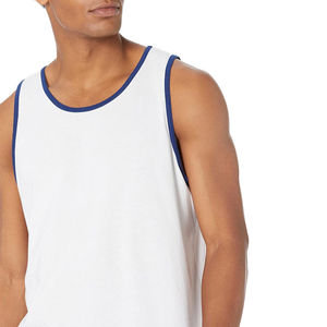 Camiseta sin Mangas para Hombre al por Mayor, de Alta Calidad, Confiable, OEM, de Algodón Sólido, con Impresión de Color Personalizada, para Gimnasio y Uso Casual - Product Image 4