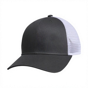 Gorra Snapback de 6 Paneles de Malla Blanca y Negra, Unisex, Ajustable, Casual, para Primavera/Verano - Product Image 3