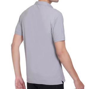 Nuevo Estilo de Moda para Camisas al por Mayor, Camiseta de Verano para Hombre, Tejida, de Manga Corta, 100% Algodón, Informal, Sólida, Transpirable, Hecha a Medida - Product Image 3