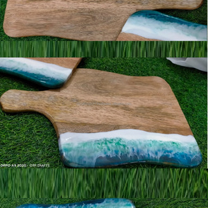 ขายโรงงานคุณภาพดีที่สุดมาใหม่ไม้มะม่วงเรซิ่นศิลปะเขียงเขียงชีสบอร์ดเขียง - Product Image 5