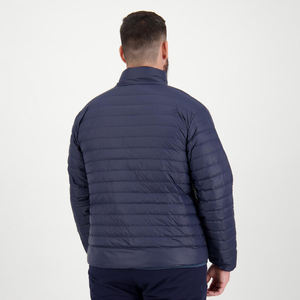 Chaqueta de Plumón Personalizada con Logotipo, Ligera, Cálida, para Hombre, con Cierre de Cremallera, Cuello Alto, para Invierno, Rellena de Algodón - Product Image 3