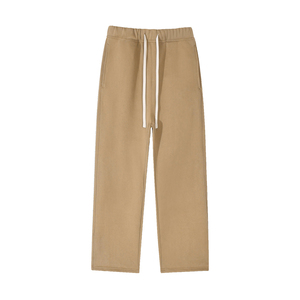 Fournisseur de pantalons de survêtement en coton lourd pour hommes sur mesure pour les marques américaines, coupe large et production en gros - Product Image 4