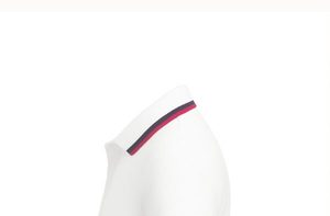 เสื้อโปโลชาย สีขาว แดง กรมท่า แบบสั่งทำพิเศษ - Product Image 1
