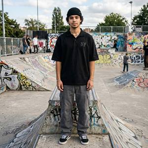 Camiseta de Hombre con Logotipo Personalizado, 100% Algodón Tejido, Estilo Urbano, Corte Holgado, Estampado Gótico, Antiarrugas - Product Image 5