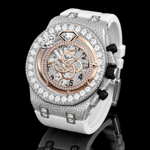 Reloj de Lujo con Diamantes Moissanite para Hombre, Reloj de Pulsera de Acero Inoxidable - Product Image 2