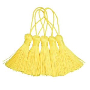 Borlas de Hilo Metálico Personalizadas a Bajo Precio, Borlas de Hilo Metálico de Tela Suave en Grandes Cantidades - Product Image 1