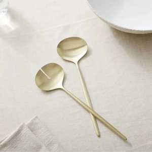 Metal <b>Spoon</b> <b>Table</b> <b>Spoon</b> Decorative Brass Metal Embossed Design Serving <b>Spoon</b> Hand Engraved For Tableware Serving <b>Spoon</b> Use - Product Image 5