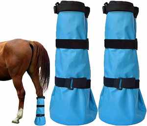 Bottes de protection pour chevaux en PVC, pour soins des sabots, très vendues, pour trempage et protection des jambes - Product Image 5