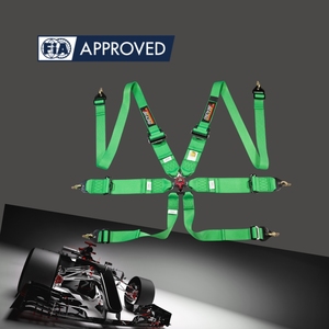 เข็มขัดนิรภัยสำหรับรถแข่ง OEM ODM SPORT FIA แบบ 6 จุด พร้อมสายรัดแบบดึงขึ้นและตัวปรับระดับอะลูมิเนียมสำหรับมอเตอร์สปอร์ต - Product Image 3