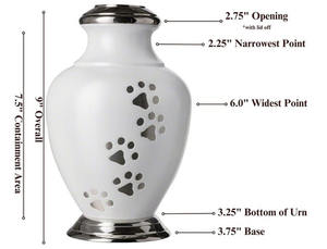 Urnas de cremación para mascotas de latón de súper calidad, urnas funerarias para cenizas de gatos y perros, urnas de entierro hechas a mano - Product Image 2