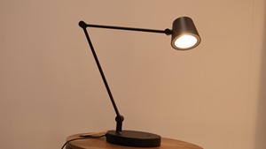 Minimalist Black Metal Desk Lamp Adjustable Arm Cone Shade E27 LED Reading Room Table <b>Light</b> - Product Image 3