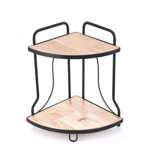 High on Demand Wooden Wall Shelf with Industrial Metal <b>Frame</b> for Bathroom Organizer and Home Decor Available In Bulk Quantity - Product Image 5
