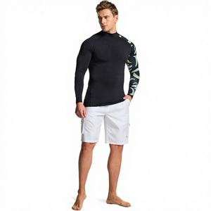 Camiseta de Natación Ligera de Poliéster y Spandex, Transpirable, de Secado Rápido, con Protección UV, Personalizable, Fabricante de Marca Privada OEM - Product Image 1