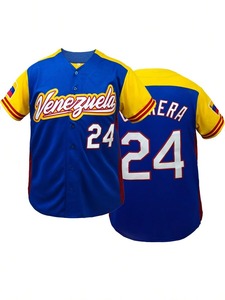 Maillot de baseball marron respirant de qualité supérieure, streetwear personnalisé, sublimation sur le devant, coupe oversize, taille courte, grande taille, unisexe, 100 % polyester - Product Image 3