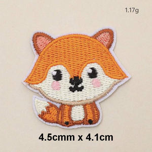 Durable Eco-friendly Square Chenille Varsity Lady Embroidered Patch with Custom Design Iron-On Backing for Clothing Accessories - Product Image 2