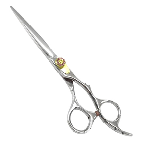 Ciseaux de coiffure professionnels en gros, acier inoxydable, ergonomiques, pour barbier et salon, marque privée OEM - Product Image 1