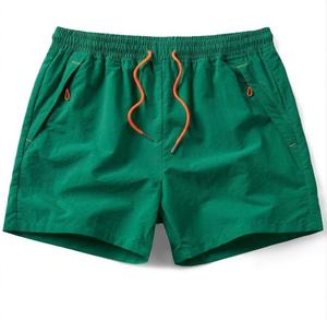 Pantalones Cortos Deportivos de Verano para Hombre, Ecológicos, de Cintura Media, con Bolsillos, Diseño de Malla, Cierre Elástico en la Cintura, Color Liso - Product Image 2