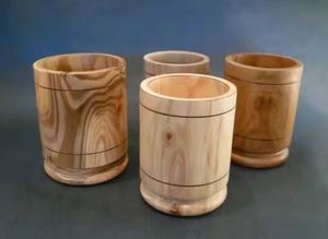 Gobelets à vin en bois, gobelets à eau, verres en bois faits à la main, gobelets à vin pour la vente en gros - Product Image 4