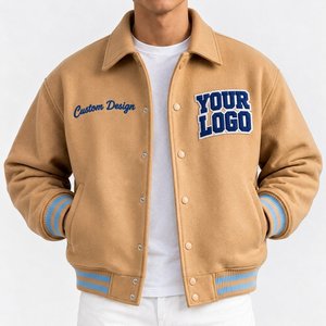 Blouson Bomber Tendance Personnalisé Style Universitaire avec Broderie Vintage en Chenille – Vêtement Urbain Hip Hop et Mode Collégienne - Product Image 6