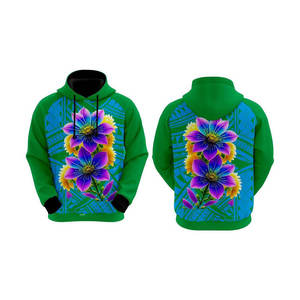 Sublimated Custom Polynesian Design Unisex Polyester Hoodies High Quality All Seasons <b>Top</b> Selling in Wholesale - Product Image 1