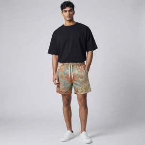 Pantalones Cortos Deportivos IOTA con Diseño de Alfombra Sublimada, Diseños Únicos, Secado Rápido, Malla Transpirable, Fabricación de Pantalones Cortos Personalizados para Grandes Marcas - Product Image 3