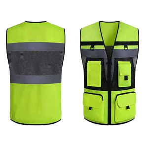 Vêtements de sécurité pour la construction, veste de travail haute visibilité, veste de sécurité ignifuge pour hommes, logo personnalisé de haute qualité - Product Image 5