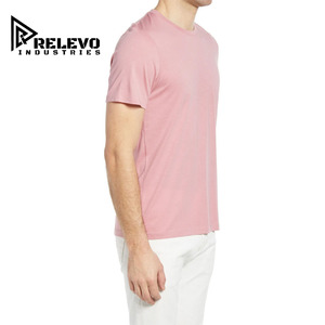 เสื้อยืดแขนยาวสีชมพูสำหรับผู้ชาย ยี่ห้อ Relevo Industries คอกลม ผ้าโพลีเอสเตอร์/คอตตอน ทรงหลวม สวมใส่สบาย ผ้าเจอร์ซีย์ พิมพ์ลายด้านหน้า แห้งเร็ว - Product Image 2