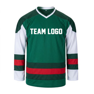 Nuevo Diseño, Venta Directa de Fábrica, Jersey de Hockey sobre Hielo Profesional Personalizado 100% Poliéster, Nombre del Equipo Impreso, Antibacteriano - Product Image 5