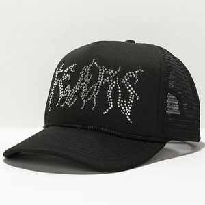 Unisex Cotton Suede 5 Panel Baseball Cap Custom Embroidery Logo with Rhinestone Metal <b>Pin</b> Letter Pattern Adjustable - Product Image 2