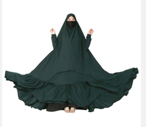 Oversized Modest Abaya with Belt Loose and Airy Full Length <b>Dress</b> Ideal <b>for</b> Travel Prayer or Everyday Wear - Product Image 3