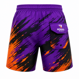 Wholesale Surf Shorts <b>for</b> <b>Men</b> Quick Dry Stretch Board Shorts Beach Swimming <b>Trunks</b> Custom Logo Swimwear 2026 - Product Image 2