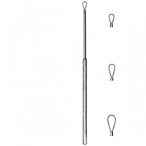Billeau Ear Loop Solid Handle Premium Stainless Steel ENT Otology Surgical Instrument CE ISO Reusable Three <b>Model</b> Set 16cm Tool - Product Image 1