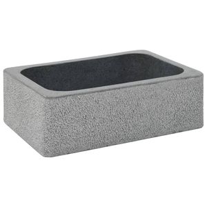 Lavabo de Baño Riverstone Negro de 17.7"x11.8"x5.9" - Product Image 3